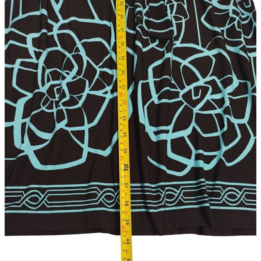R&K Originals Floral Patterned Dress V-Neckline Belted Waist Womens Size 16. - Picture 8 of 8